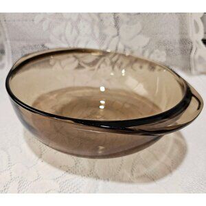 Pyrex Vision Amber Casserole Dish 1.5qt Corning Ware 023 vtg oven to table bake